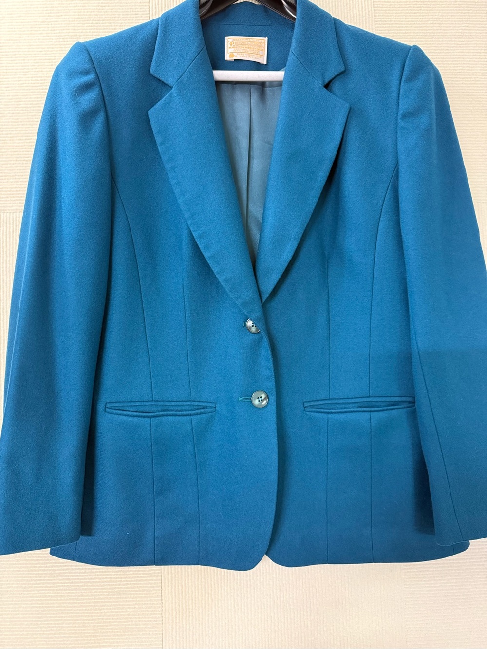 Pendleton Teal Blue Tailored Women's Blazer